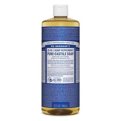 Dr. Bronner's Pure-Castile Soap Liquid Peppermint 946